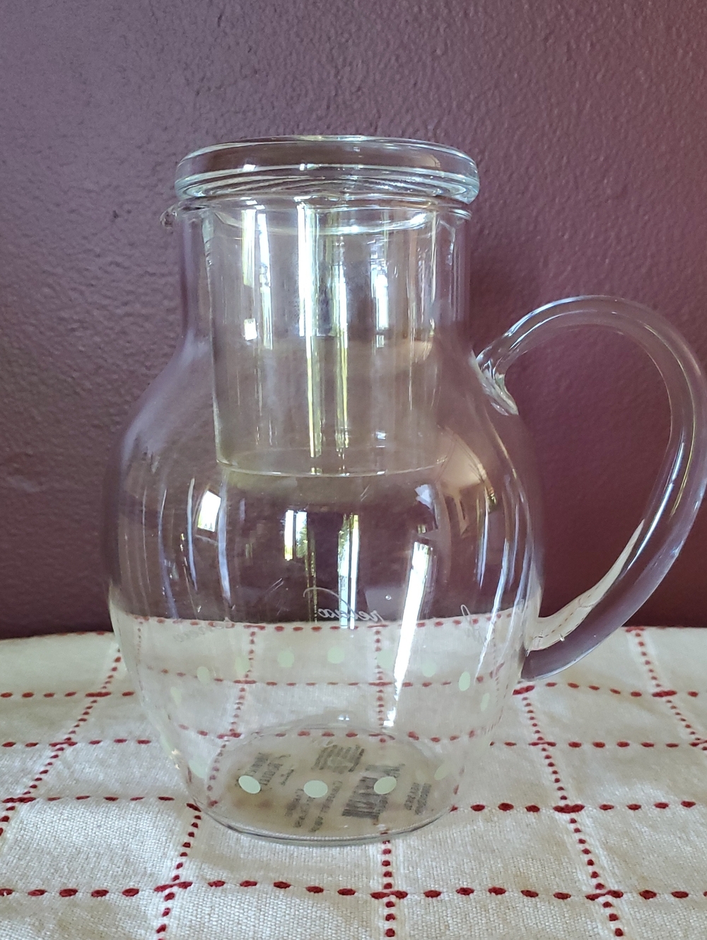 Hallmark Carafe with glass